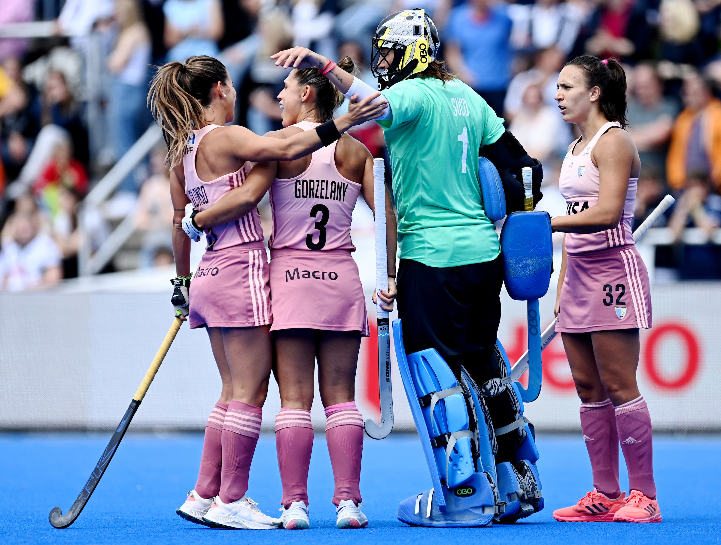 WSP 2205227796 - Pro-League: Leaders Argentina Beat the Danas Again - In the FIH Proleague on May 22, 2022 in Berlin, the Danas met Argentina for the second time in 48 hours. After national coach Valentin Altenburg's team narrowly lost 2-1 to the South Americans the day before, Germany had to admit defeat in the second game, 3-1. Nike Lorenz scored the goal for Germany. Maria Granatto scored twice for Argentina and Jimena Cedres once.