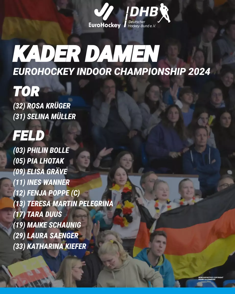 23327 Kader%20Damen%20 %20EH%20Indoor%20Championship - EuroHockey Indoor Championship 2024 Women
